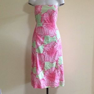 Lilly Pulitzer Strapless Dress NWOT